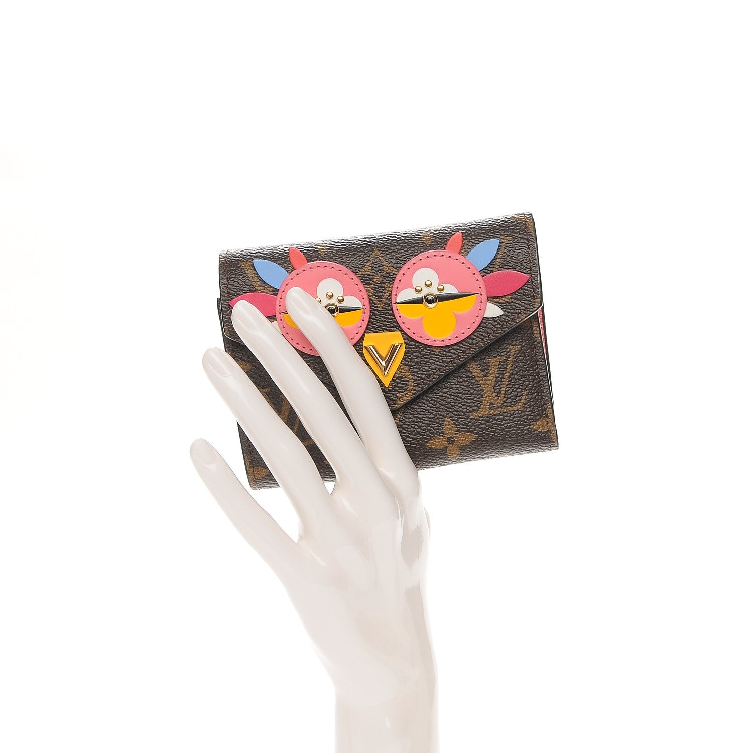 Louis Vuitton Monogram Lovely Birds Victorine Wallet 2 of 8
