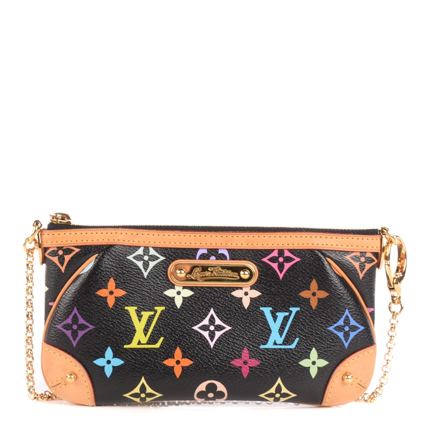 Monogram Multicolor Pochette Milla MM Black