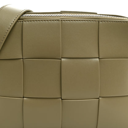 Bottega Veneta Lambskin Maxi Intrecciato Cassette Camera Bag Travertine 7 of 9