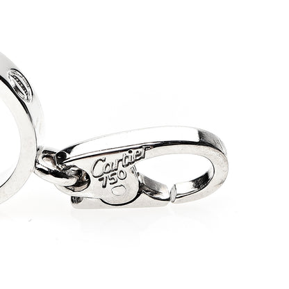 Cartier 18K White Gold LOVE Ring Charm 3 of 4