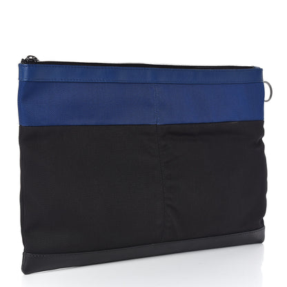 Balenciaga Nylon Calfskin Classic Hardware Large Clip Bleu Mineral 3 of 9