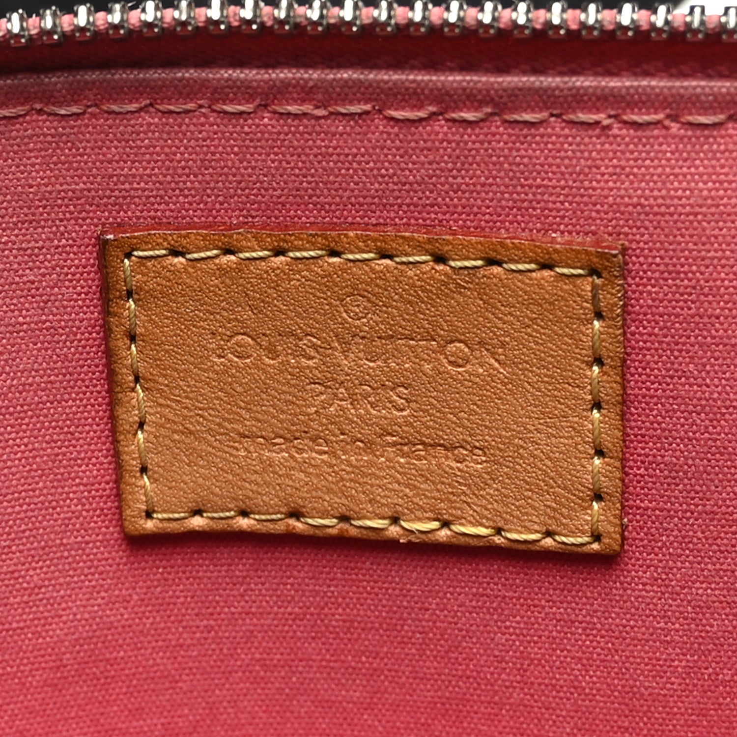 Louis Vuitton Vernis Alma BB Poppy 6 of 8