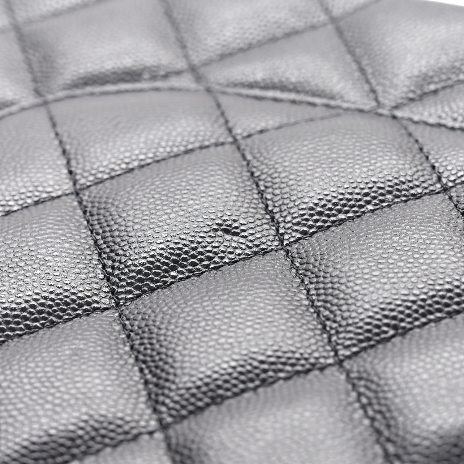 Chanel Caviar Quilted Jumbo Double Flap Navy 11 of 12