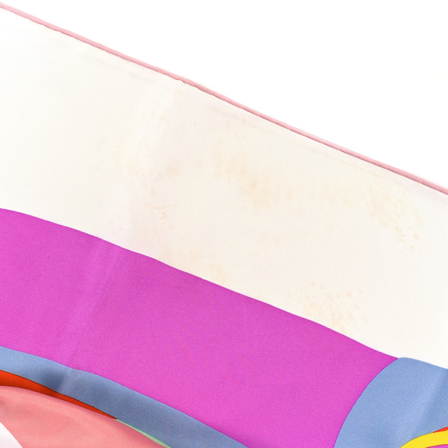 Hermes Silk Giant Toucans De Paradis Scarf 140 White Bleu Multicolor 5 of 5