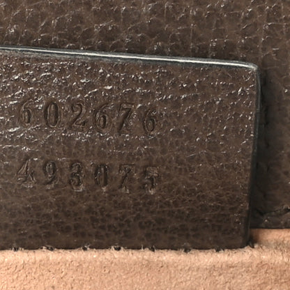 Gucci GG Supreme Monogram Textured Dollar Calfskin Web Mini Ophidia Chain Shoulder Bag Beige Ebony New Acero 8 of 10