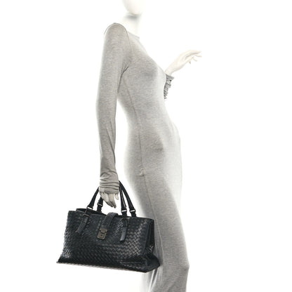 Bottega Veneta Nappa Intrecciato Medium Roma Tote Black 2 of 11