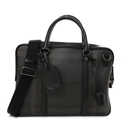 Burberry Smoked Check Newburg Briefcase 1 of 14