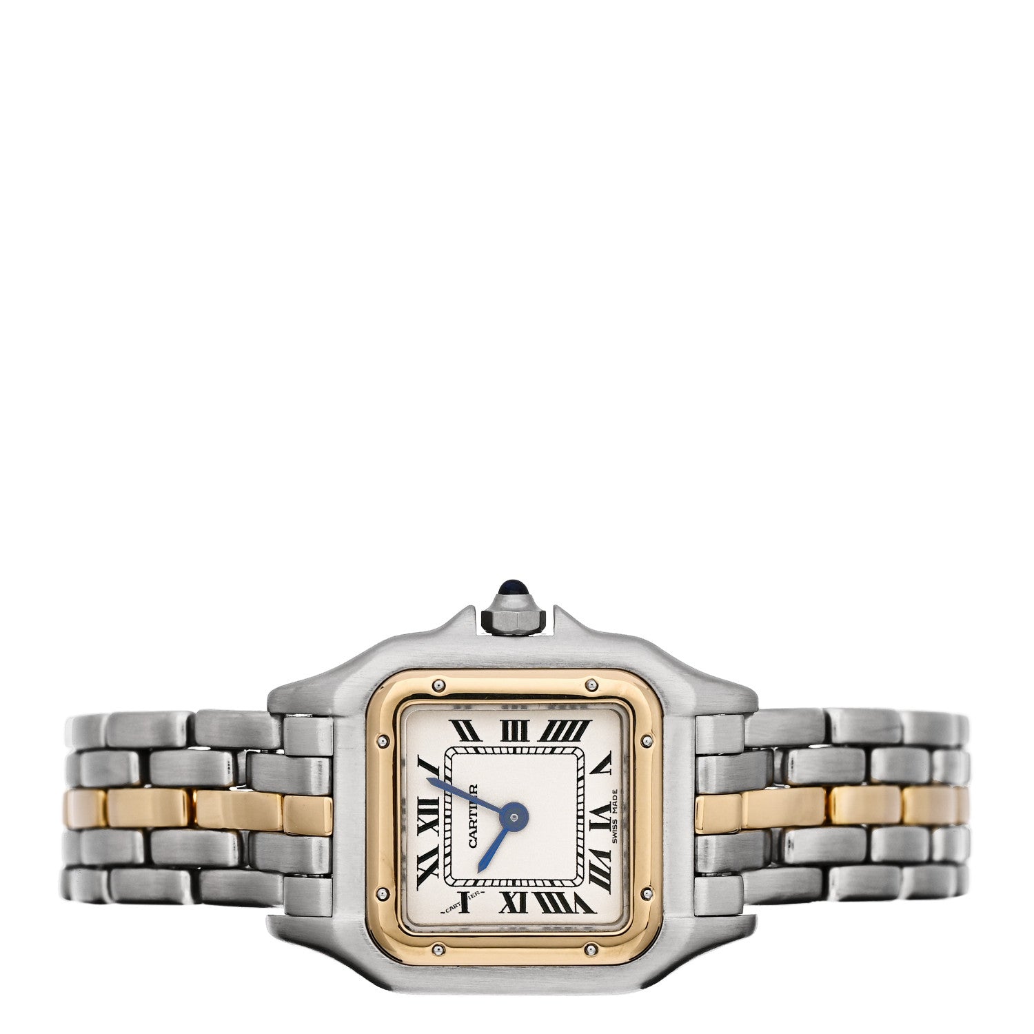 Cartier Stainless Steel 18K Yellow Gold 22mm Panthere Quartz Watch 2 of 4