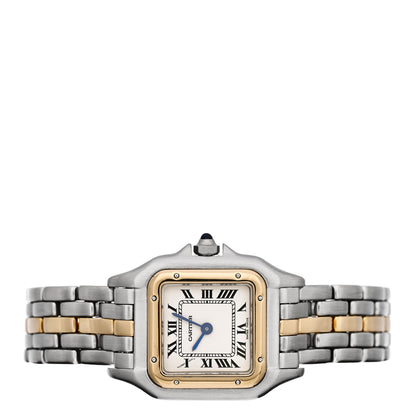 Cartier Stainless Steel 18K Yellow Gold 22mm Panthere Quartz Watch 2 of 4