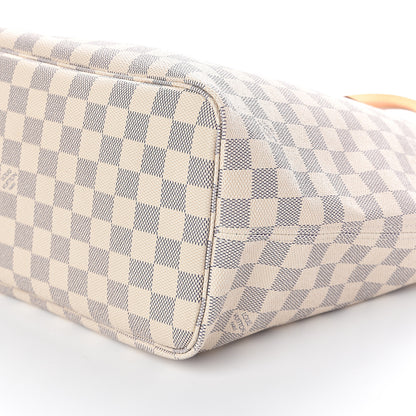 Louis Vuitton Damier Azur Neo Neverfull MM Rose Ballerine 9 of 9