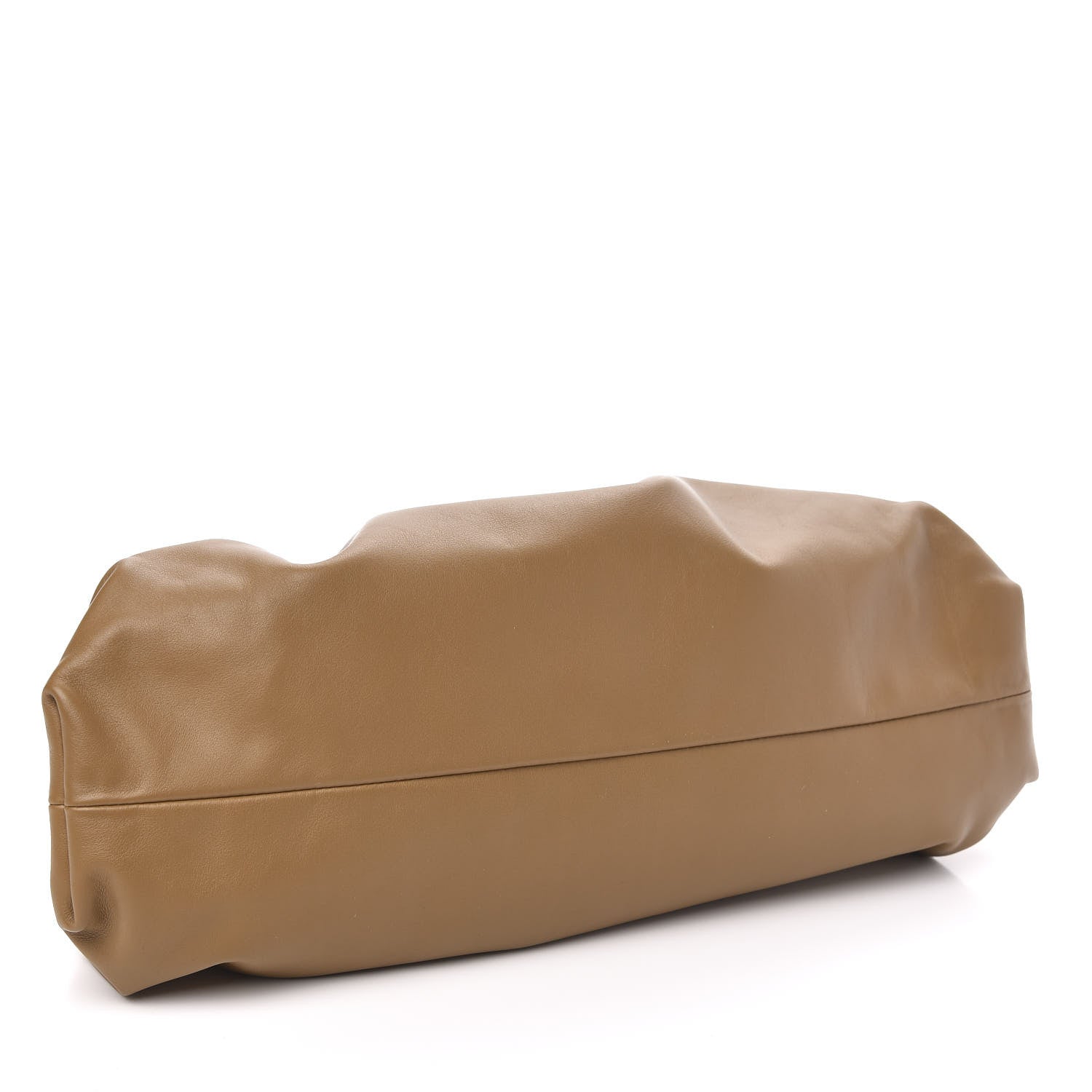 Bottega Veneta Smooth Butter Calf The Pouch Oversized Clutch Cammello 4 of 6