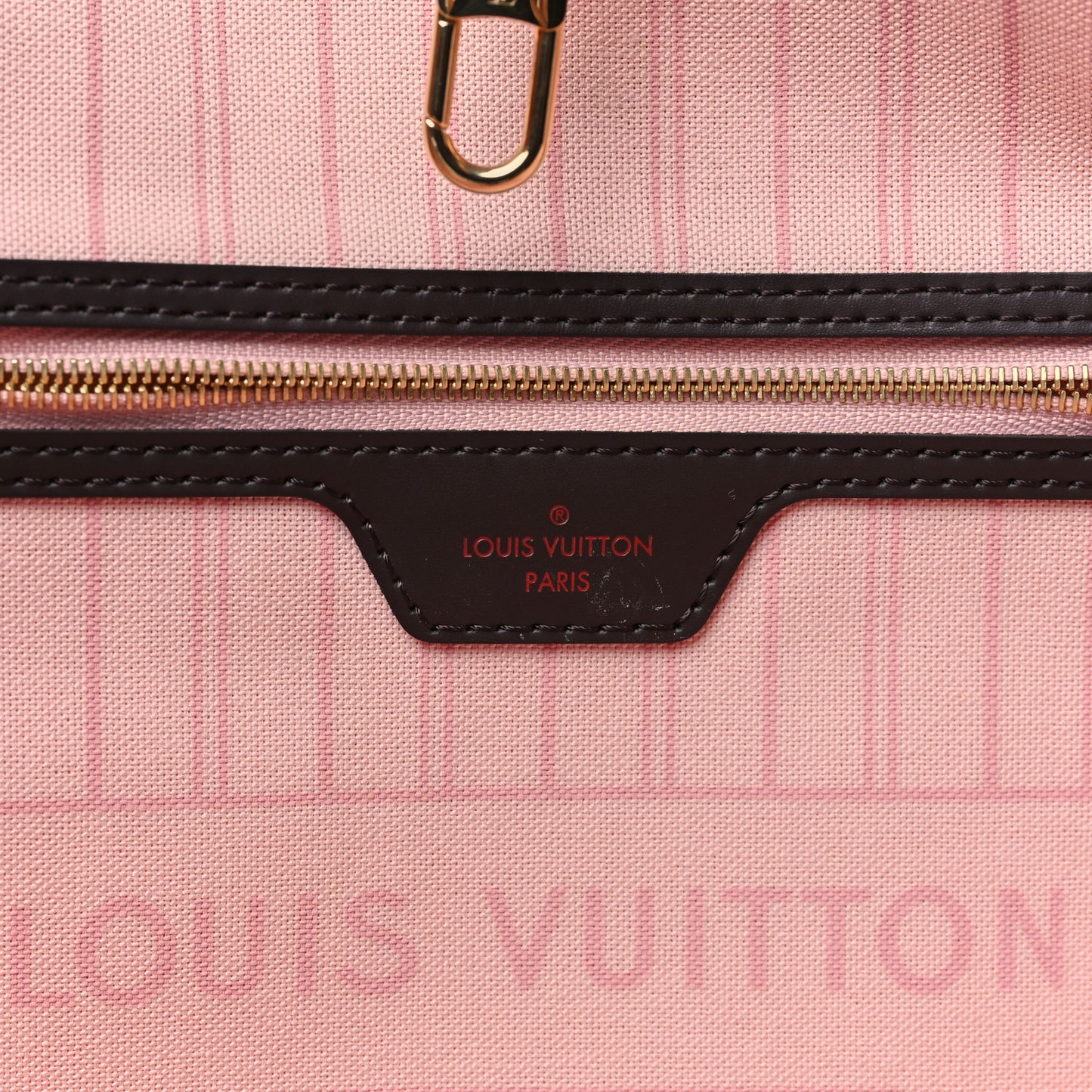 Damier Ebene Neo Neverfull MM Rose Ballerine