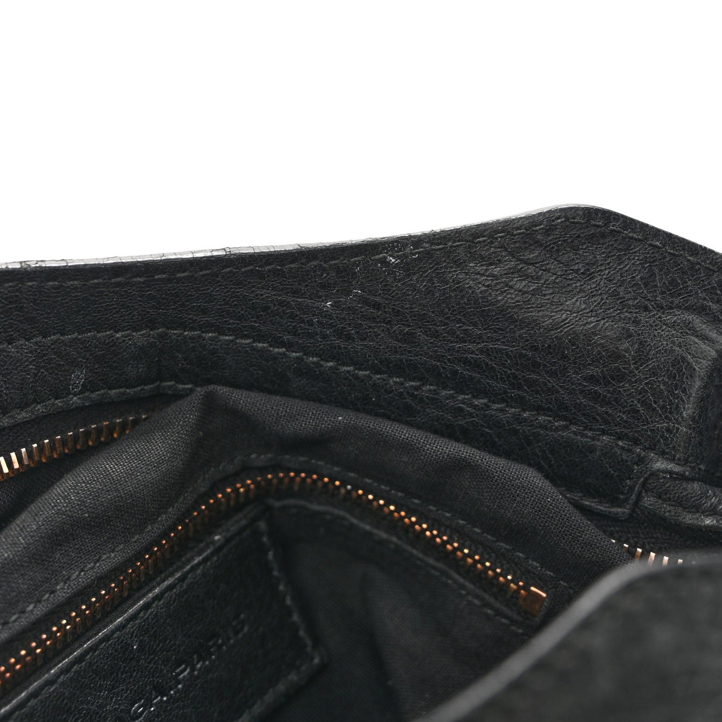 Agneau Giant 12 Rose Gold Hardware Town Black