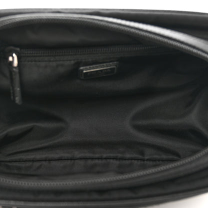 Prada Re-Nylon Saffiano Travel Pouch Black 5 of 6