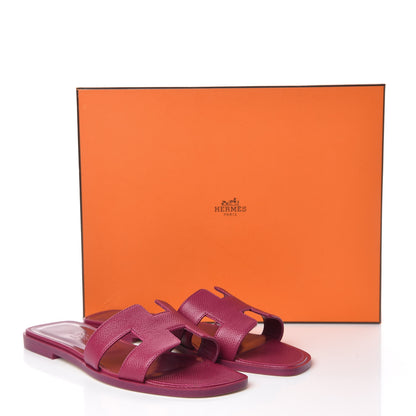Hermes Epsom Oran Sandals 36 Pink 10 of 10