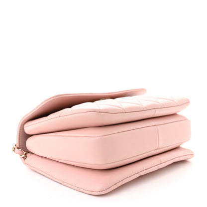 Chanel Lambskin Quilted Small Trendy Chain CC Flap Dual Handle Bag Light Pink 4 of 11