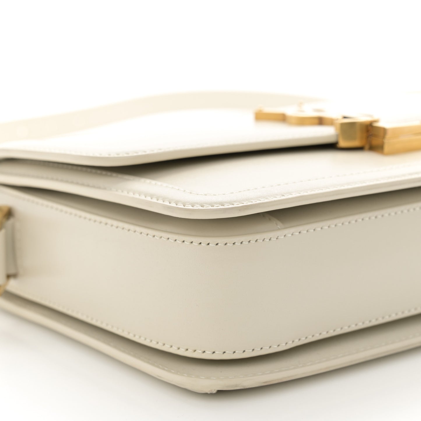 Box Calfskin Monogram Medium Solferino Satchel Crema Soft