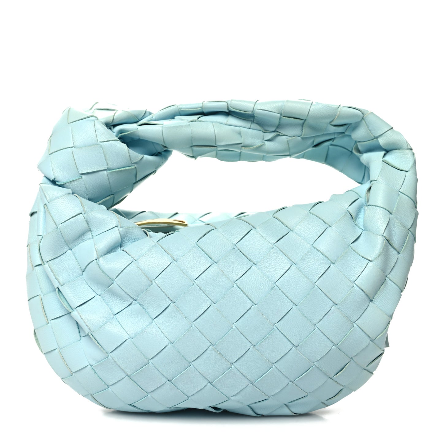Nappa Intrecciato Mini Jodie Teal Washed