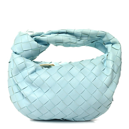 Bottega Veneta Nappa Intrecciato Mini Jodie Teal Washed 1 of 11