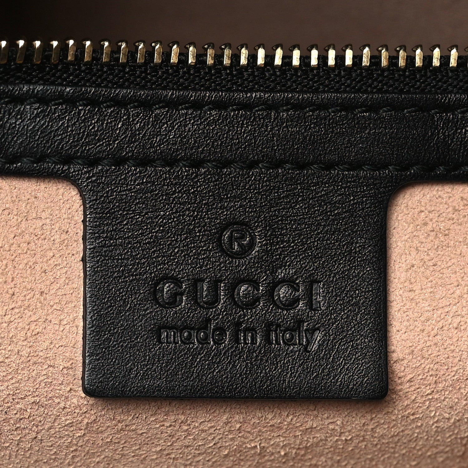 Gucci Nappa Bamboo Small Nymphaea Top Handle Bag Black 6 of 9