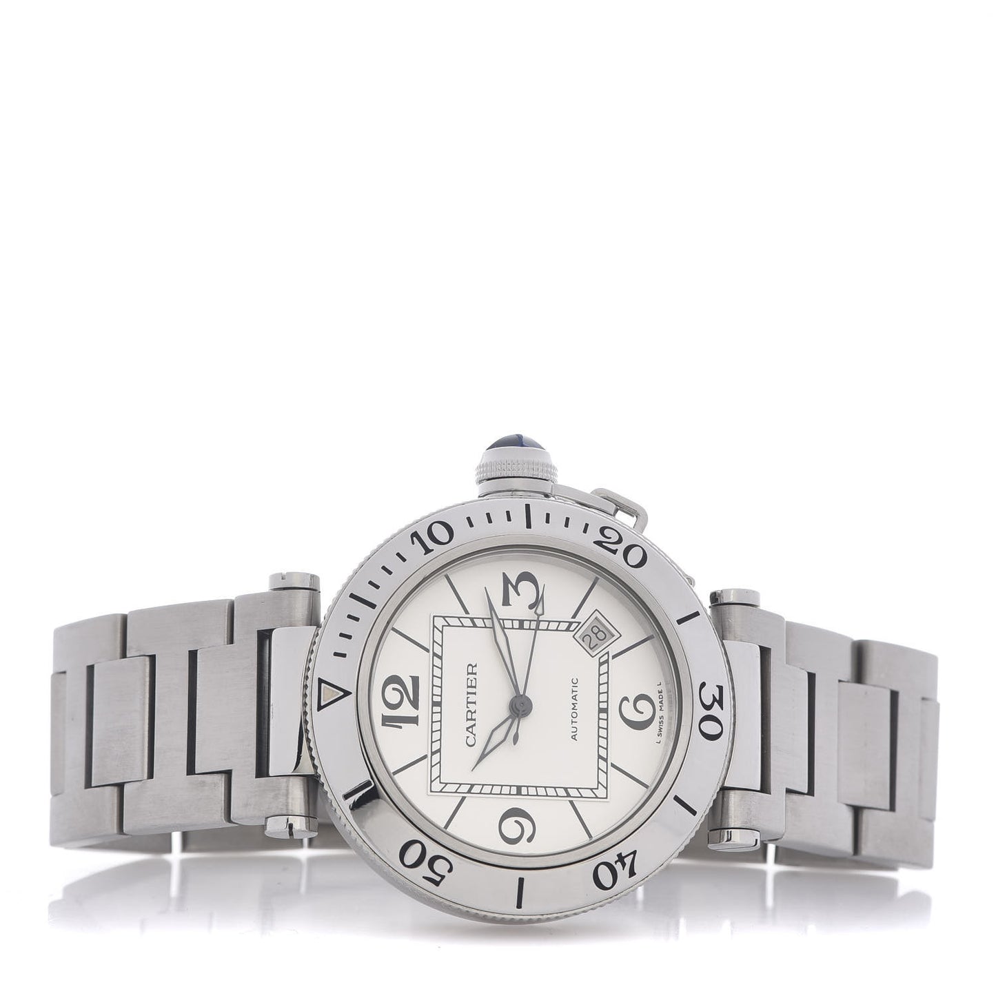 Stainless Steel 40mm Pasha C Seatimer Automatic Watch