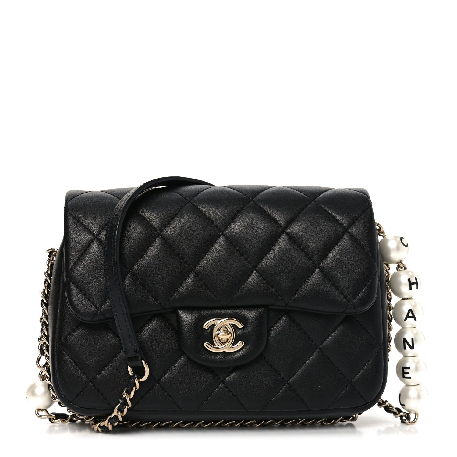 Chanel Lambskin Quilted Small My Precious Flap Black 1 of 11