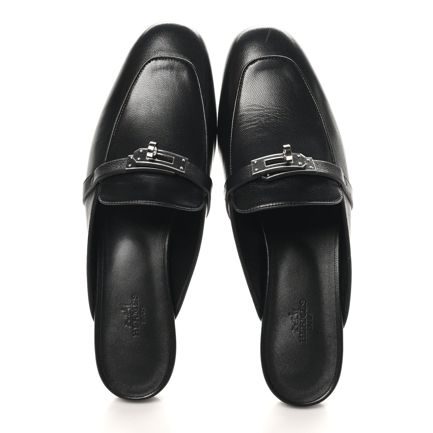 Goatskin Oz Mules 40 Black