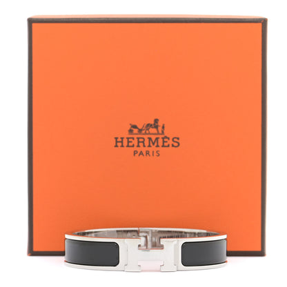 Hermes Enamel Narrow Clic Clac H Bracelet PM Black 6 of 6