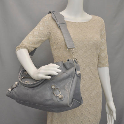 Balenciaga Agneau Giant 12 Silver Hardware City Ardoise 2 of 9