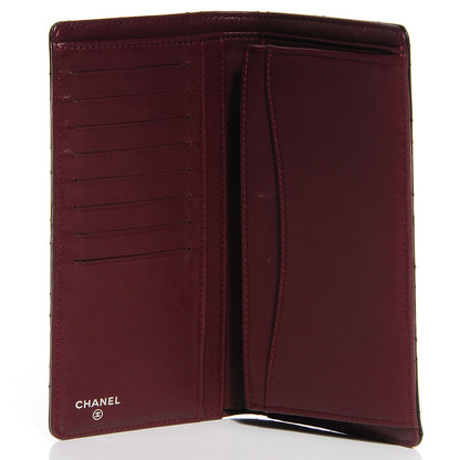 Chanel Lambskin Quilted Yen Wallet Black 5 of 8