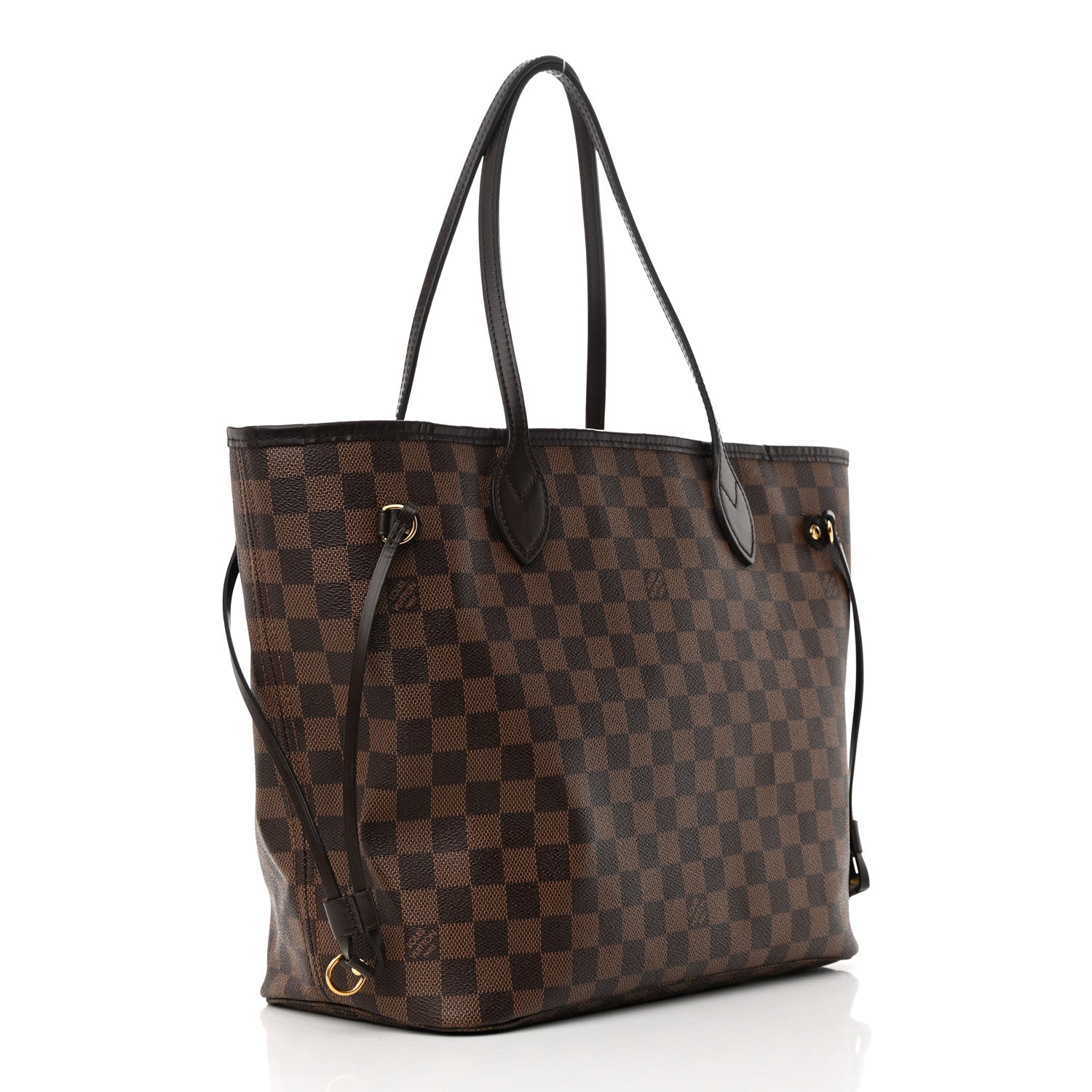 Louis Vuitton Damier Ebene Neo Neverfull MM Rose Ballerine 4 of 19