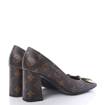 Louis Vuitton Monogram Madeleine Pumps 37 4 of 9