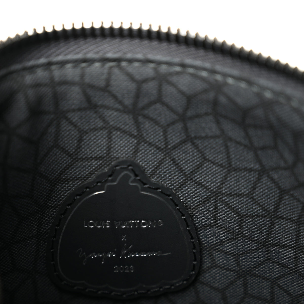 Louis Vuitton LV X YK Monogram Eclipse Reverse Pumpkin Keepall Bandouliere 25 Multicolor 6 of 10