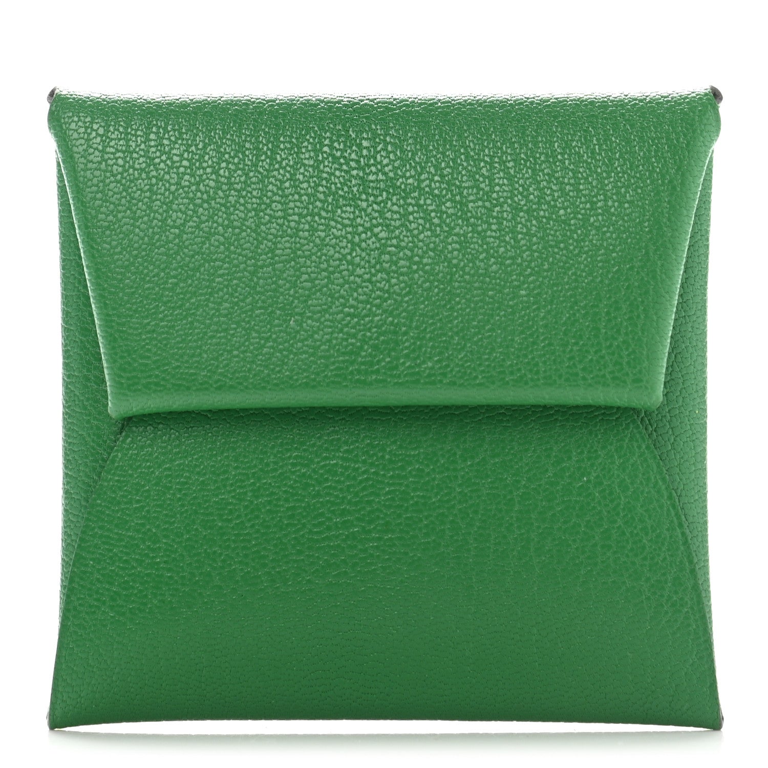 Hermes Chevre Chamkila Bastia Coin Purse Bamboo 1 of 7