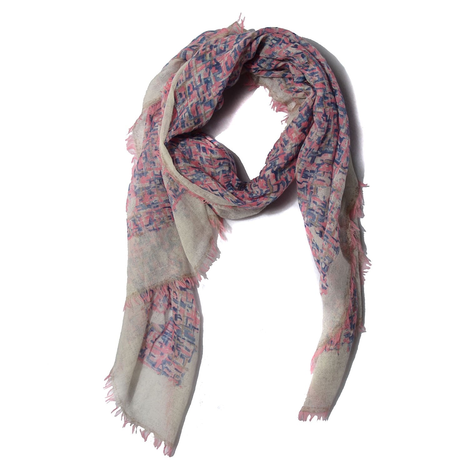 Chanel Cashmere Silk CC Scarf 1 of 6