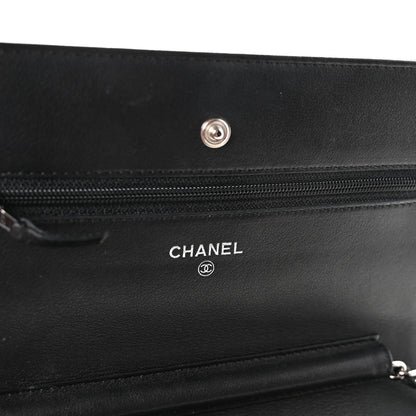 Chanel Caviar Timeless CC Wallet On Chain WOC Black 5 of 11
