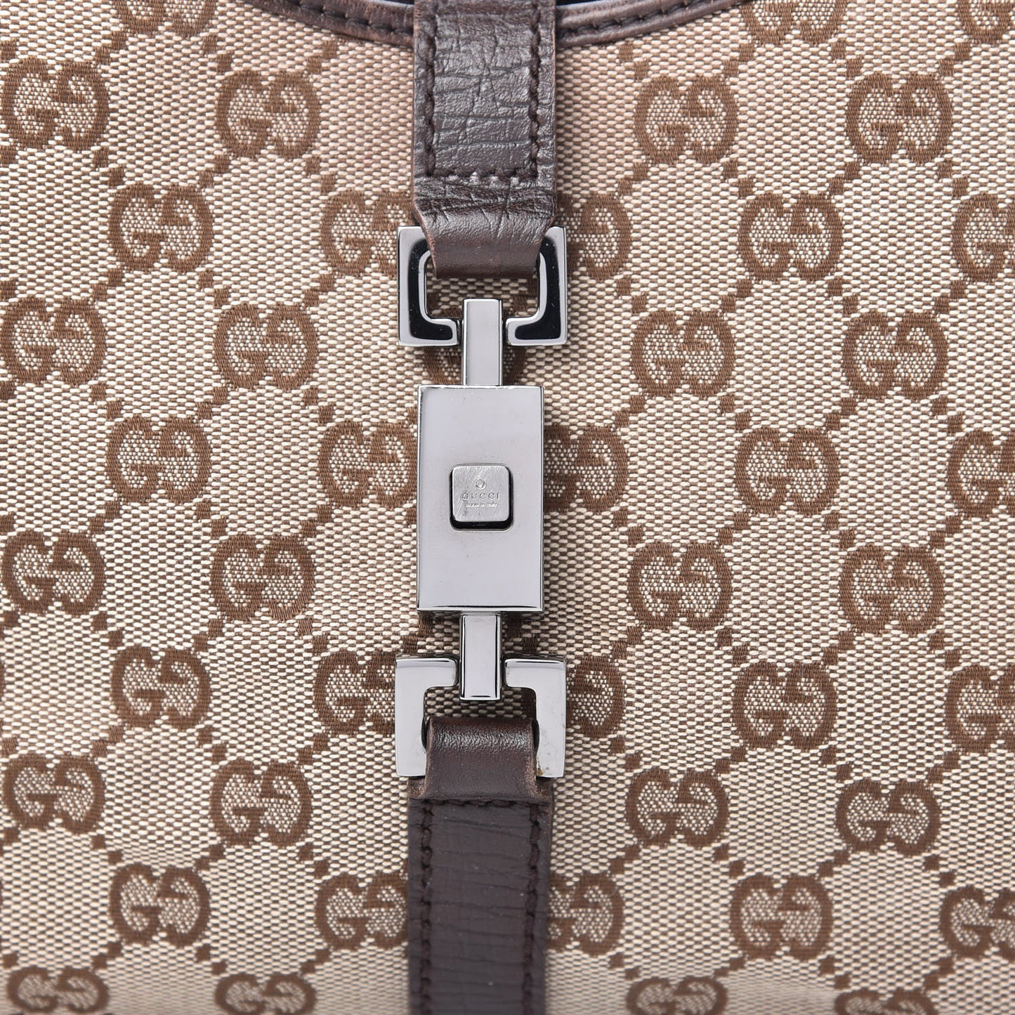 Monogram Small Bardot Bag Brown