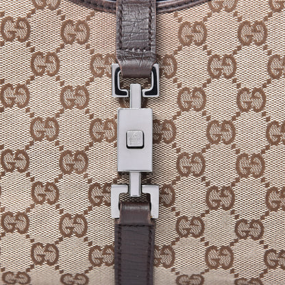 Gucci Monogram Small Bardot Bag Brown 10 of 12