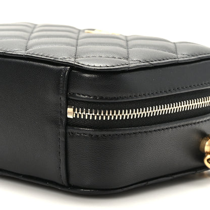 Chanel Lambskin Quilted CC Pearl Crush Camera Case Black 8 of 9