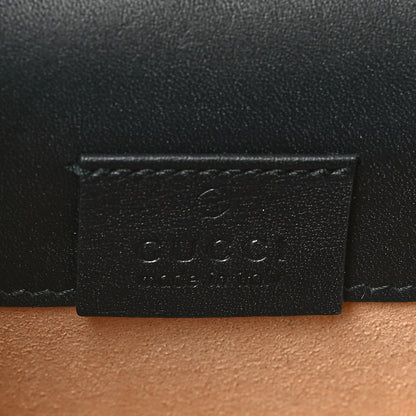 Gucci Calfskin Super Mini Sylvie Chain Shoulder Bag Black 6 of 9