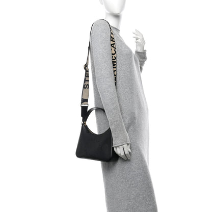 Stella McCartney Eco Alter Nappa Perforated Logo Small Shoulder Bag Black 2 of 11