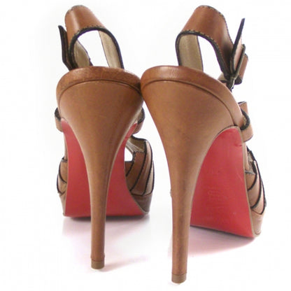 Christian Louboutin Leather City Girl Platform Sandals 37.5 3 of 7