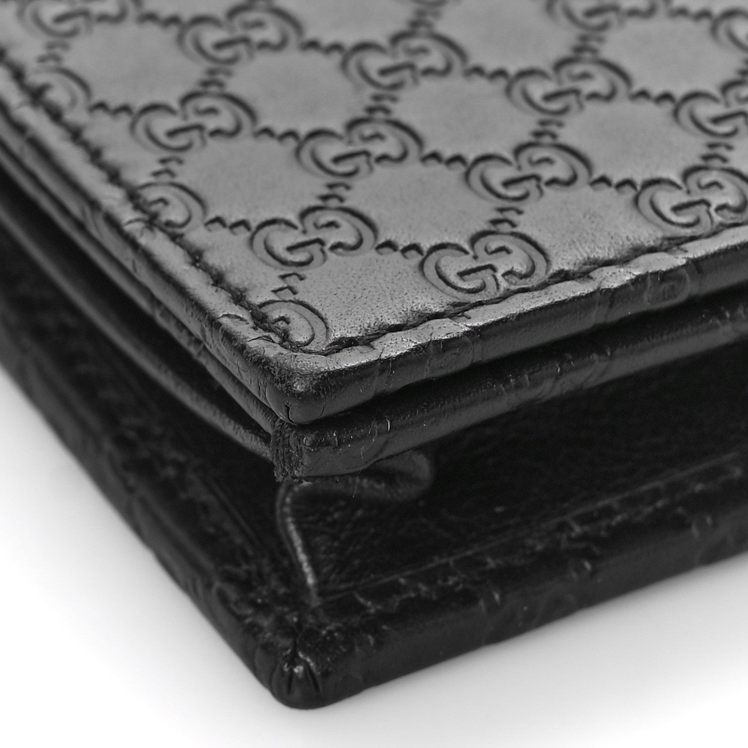 Gucci Microguccissima Crossbody Wallet Black 6 of 8