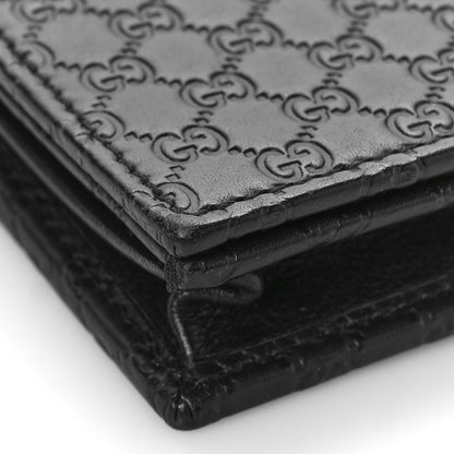 Gucci Microguccissima Crossbody Wallet Black 6 of 8