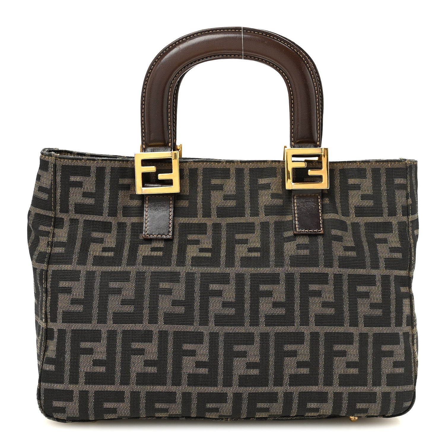 Fendi Zucca Small Holdall Tote Tobacco 1895220 – FASHIONPHILE