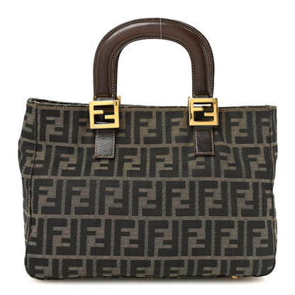 Fendi Zucca Small Holdall Tote Tobacco 1 of 9