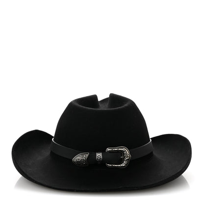 Louis Vuitton Felt Western Hat M Black 6 of 9