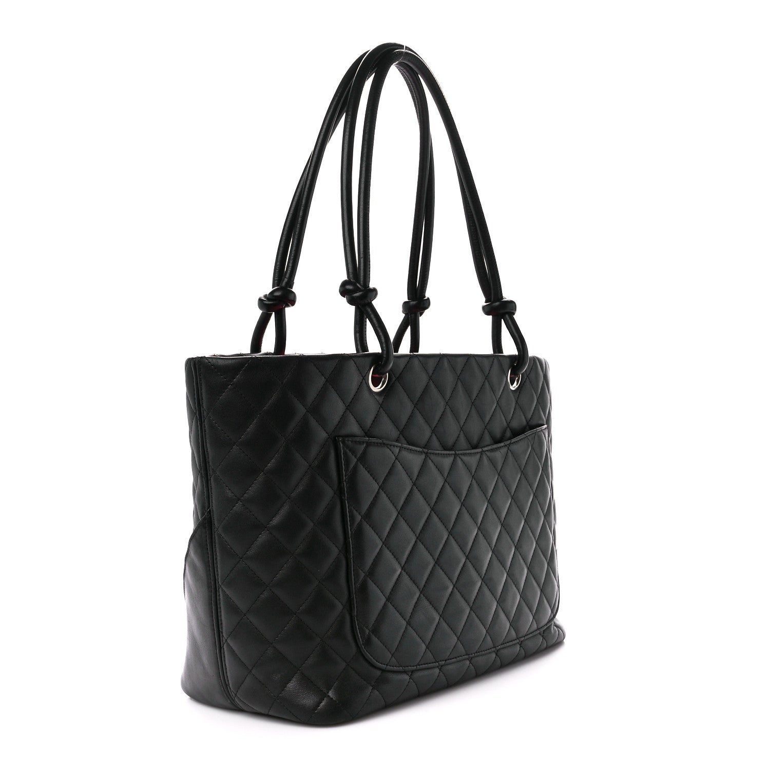 Chanel Calfskin Quilted Large Cambon Tote Black 3 of 9