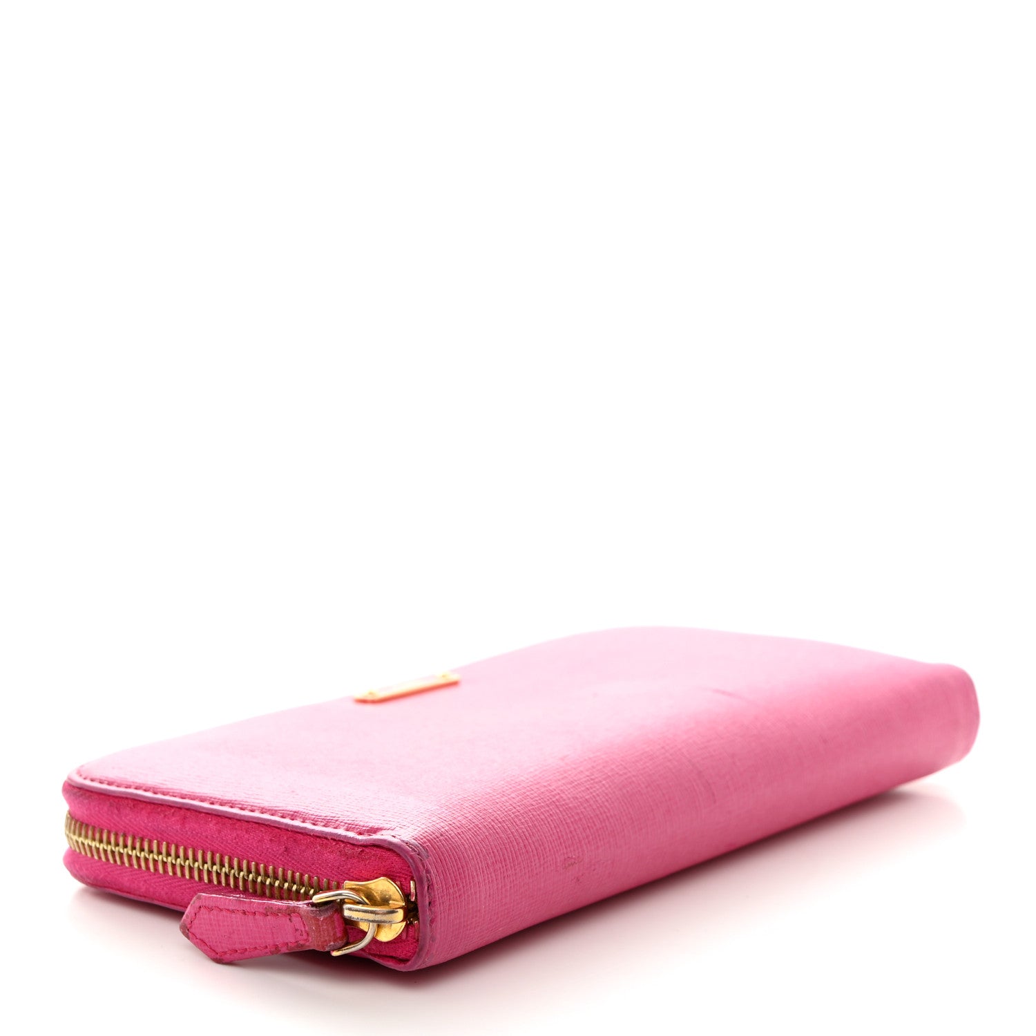 Fendi Vitello Elite Zip Around Wallet Ciclamino 4 of 12