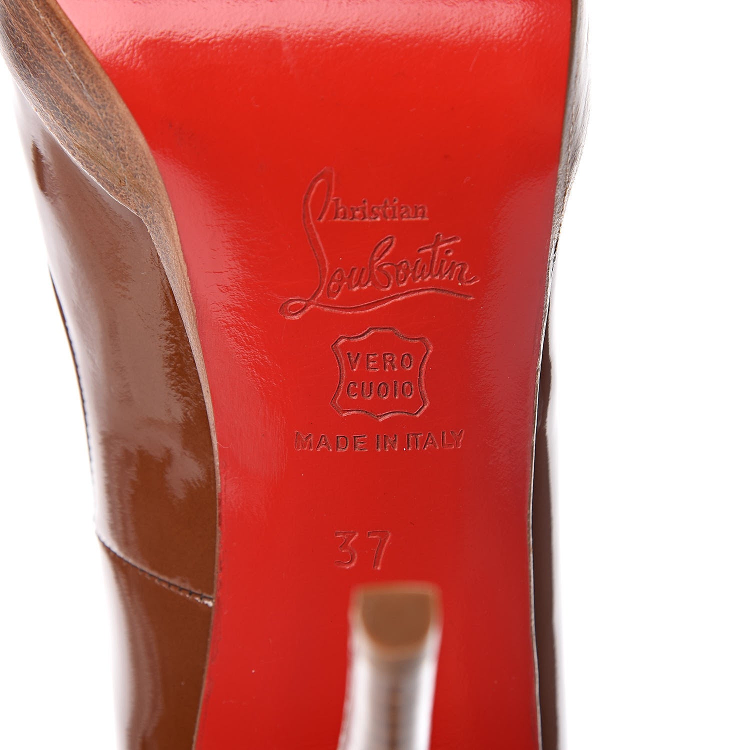 Christian Louboutin Patent Yolanda 120 Pumps 37 6 of 7